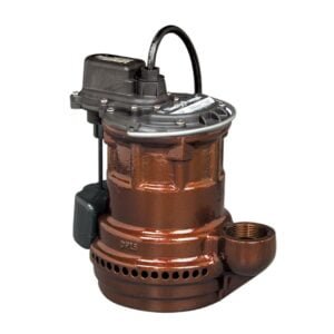 Bomba de sumidero de hierro fundido de 1/4 hp